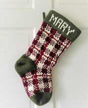 Load image into Gallery viewer, Mary Christmas Stocking - Knitting Pattern