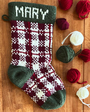 Load image into Gallery viewer, Mary Christmas Stocking - Knitting Pattern