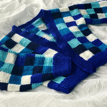 Load image into Gallery viewer, Checked Bomber Cardi - Knitting Pattern