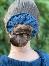 Load image into Gallery viewer, Eyelet Stripe Scrunchie - Knitting Pattern