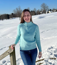 Load image into Gallery viewer, Polar Braids Quarter Zip - Knitting Pattern