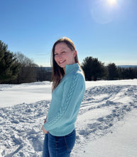 Load image into Gallery viewer, Polar Braids Quarter Zip - Knitting Pattern