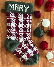 Load image into Gallery viewer, Mary Christmas Stocking - Knitting Pattern
