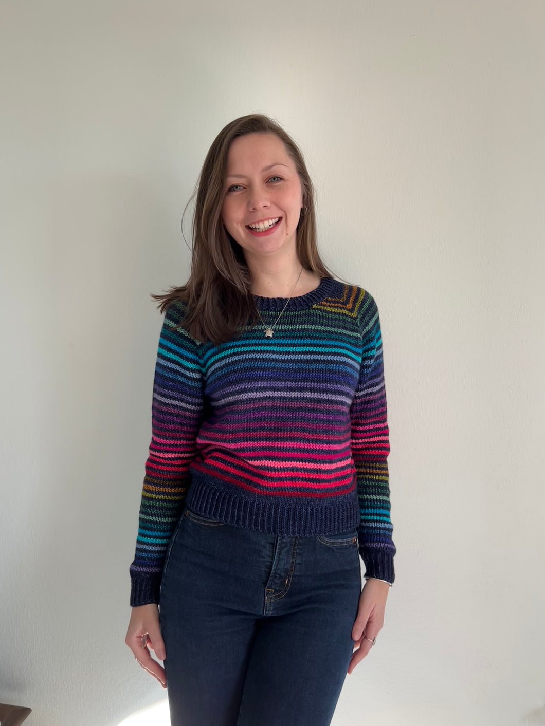 Scrappy Stripes Sweater - Knitting Pattern